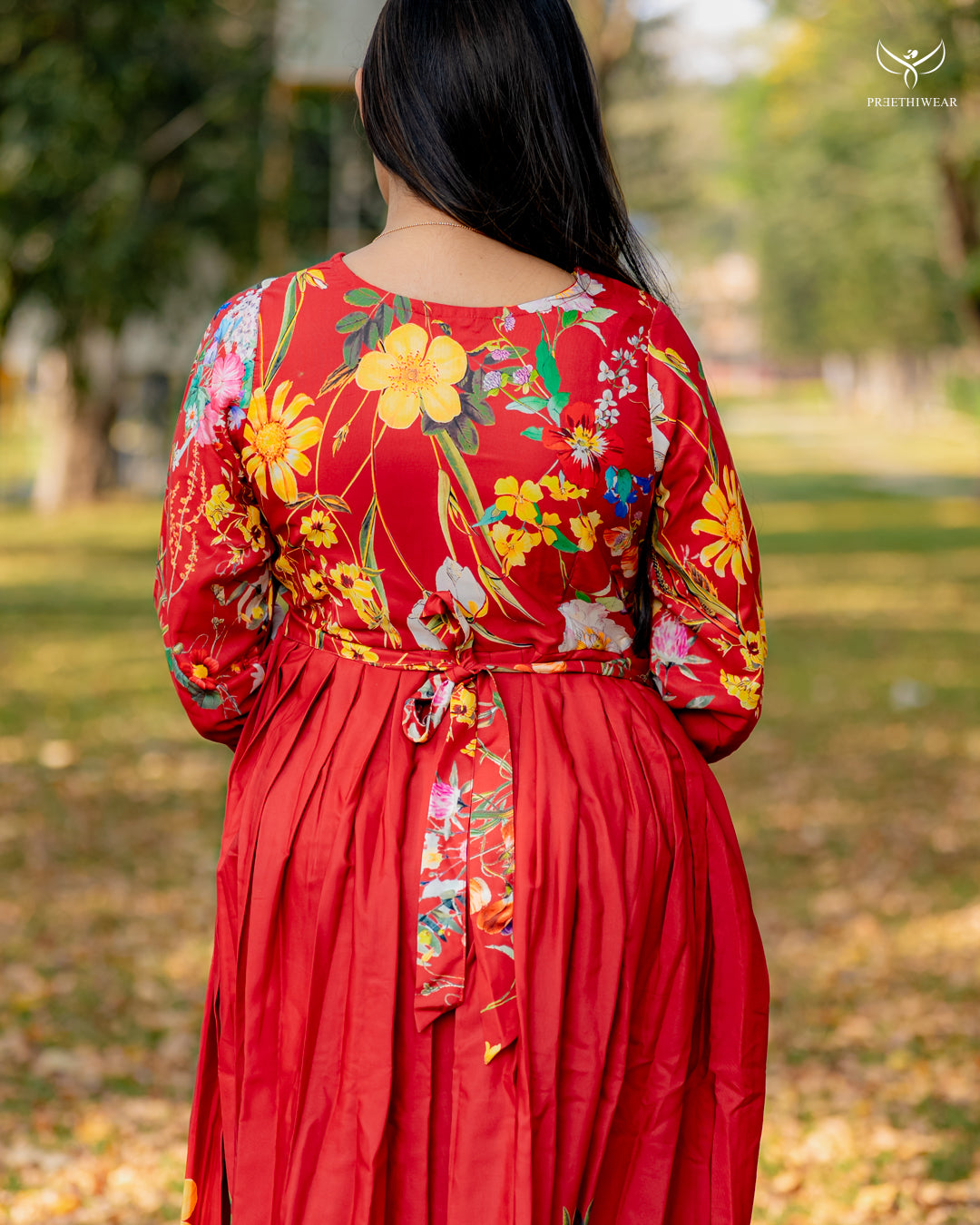 Yamine  Maternity Dress with center Zip