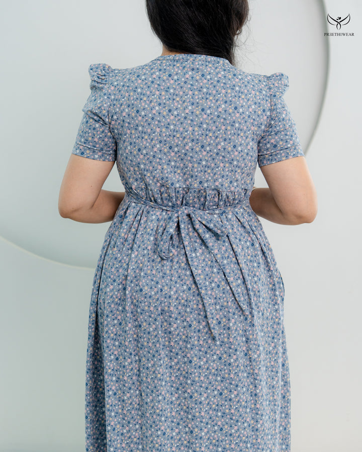 Jasleen SoftCotton Calf Length Maternity Loungewear