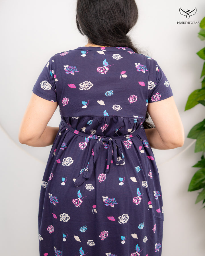 Srushti1 Soft Cotton Full Length Maternity Loungewear