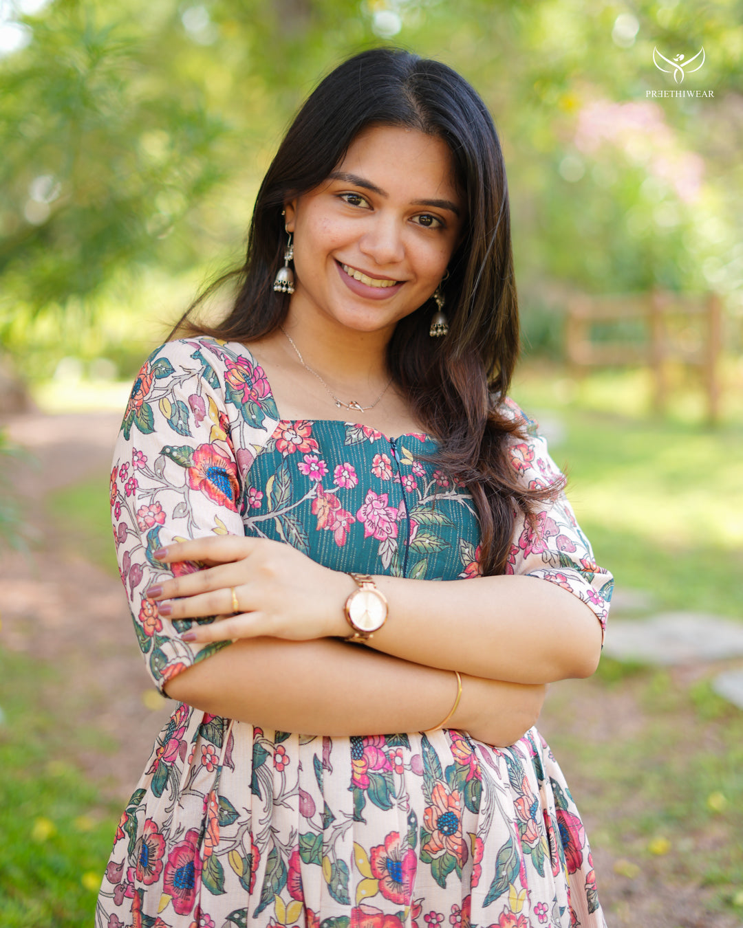 Rasika Maternity Dress with center Zip