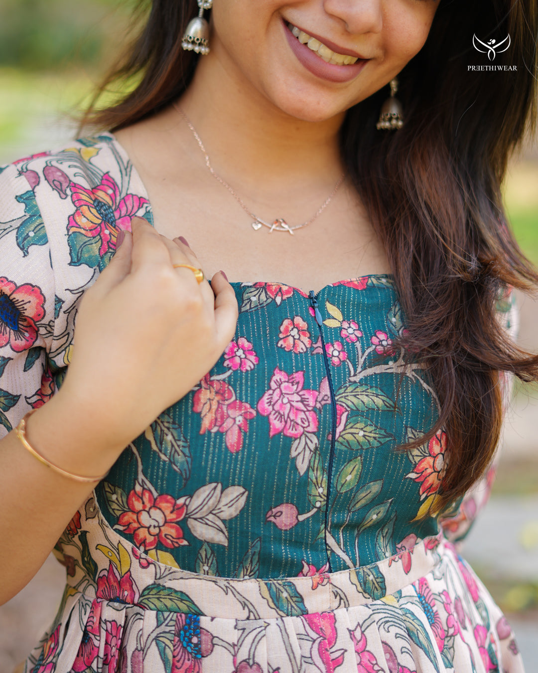 Rasika Maternity Dress with center Zip
