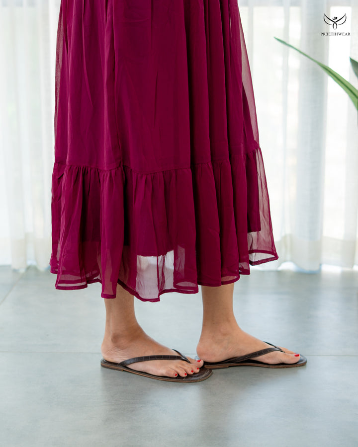 Vriha Maternity Dress with center Zip