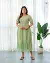 Viyara Maternity Dress with center Zip