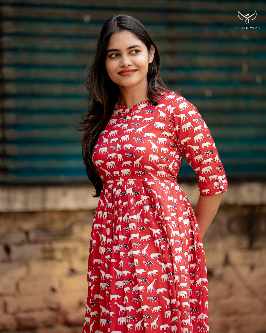 Mayura Maternity Dress with center Zip