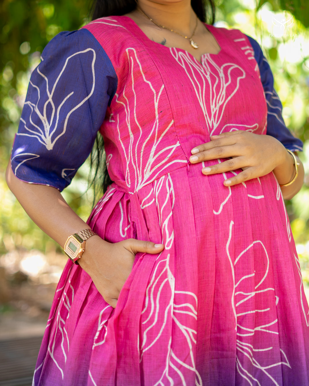 Asritha1 Maternity Dress