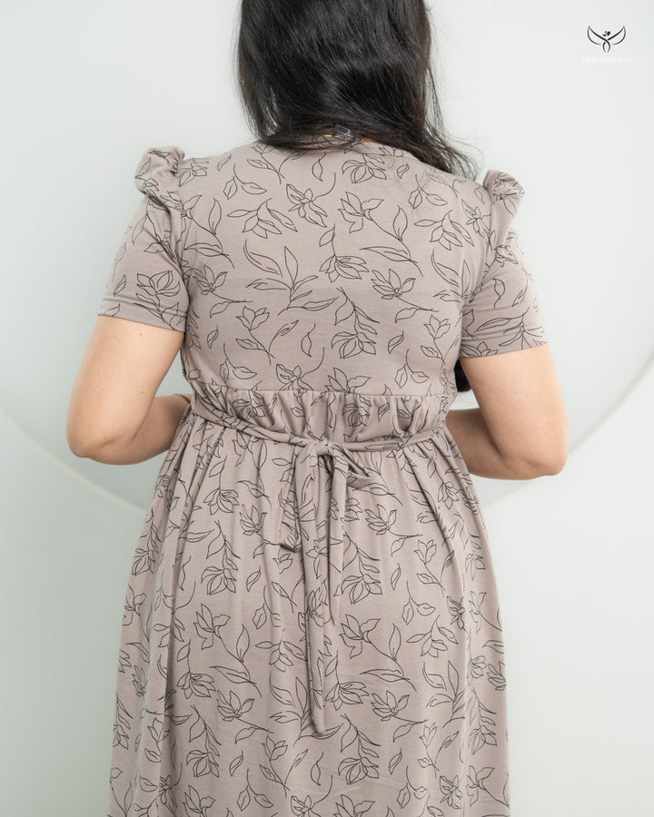 Saloni1  SoftCotton Full Length Maternity Loungewear