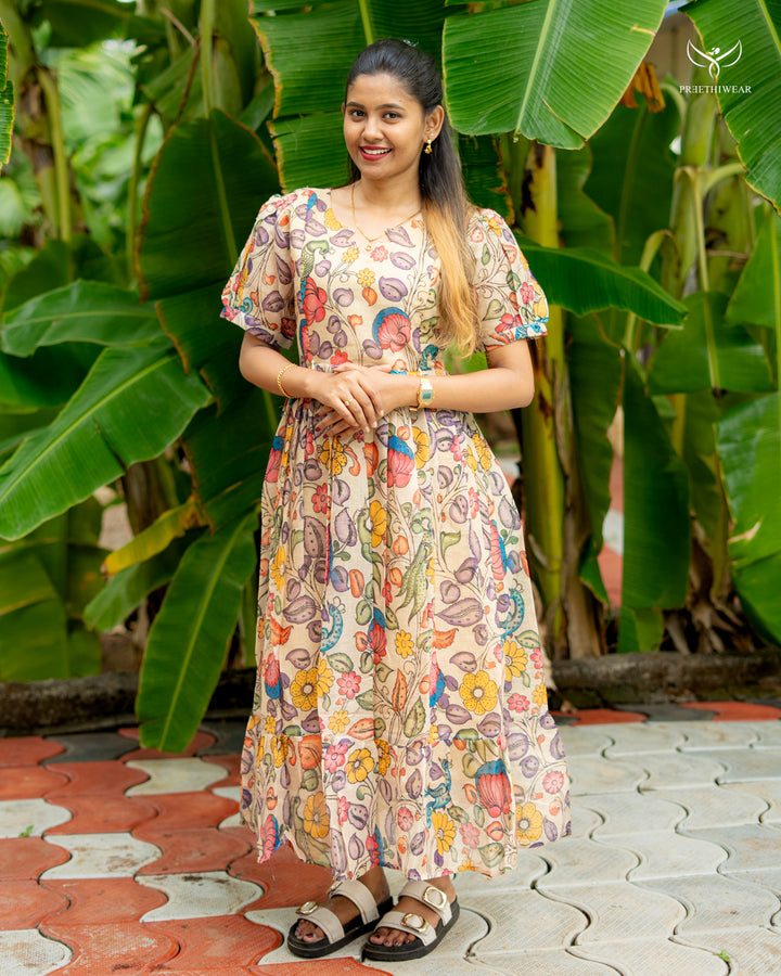 Rachana1 Kalamkari  Maternity Dress