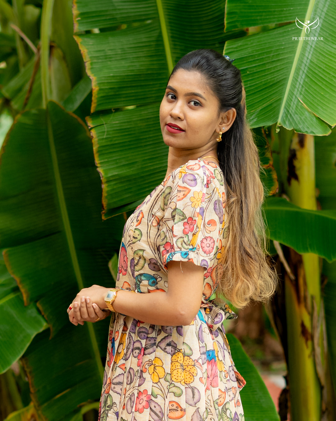 Rachana1 Kalamkari  Maternity Dress
