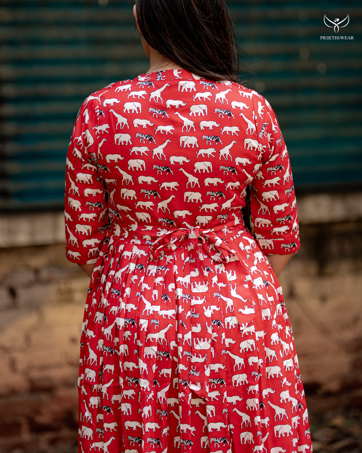 Mayura Maternity Dress with center Zip