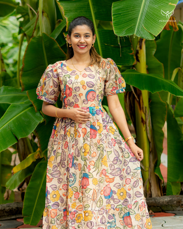 Rachana1 Kalamkari  Maternity Dress