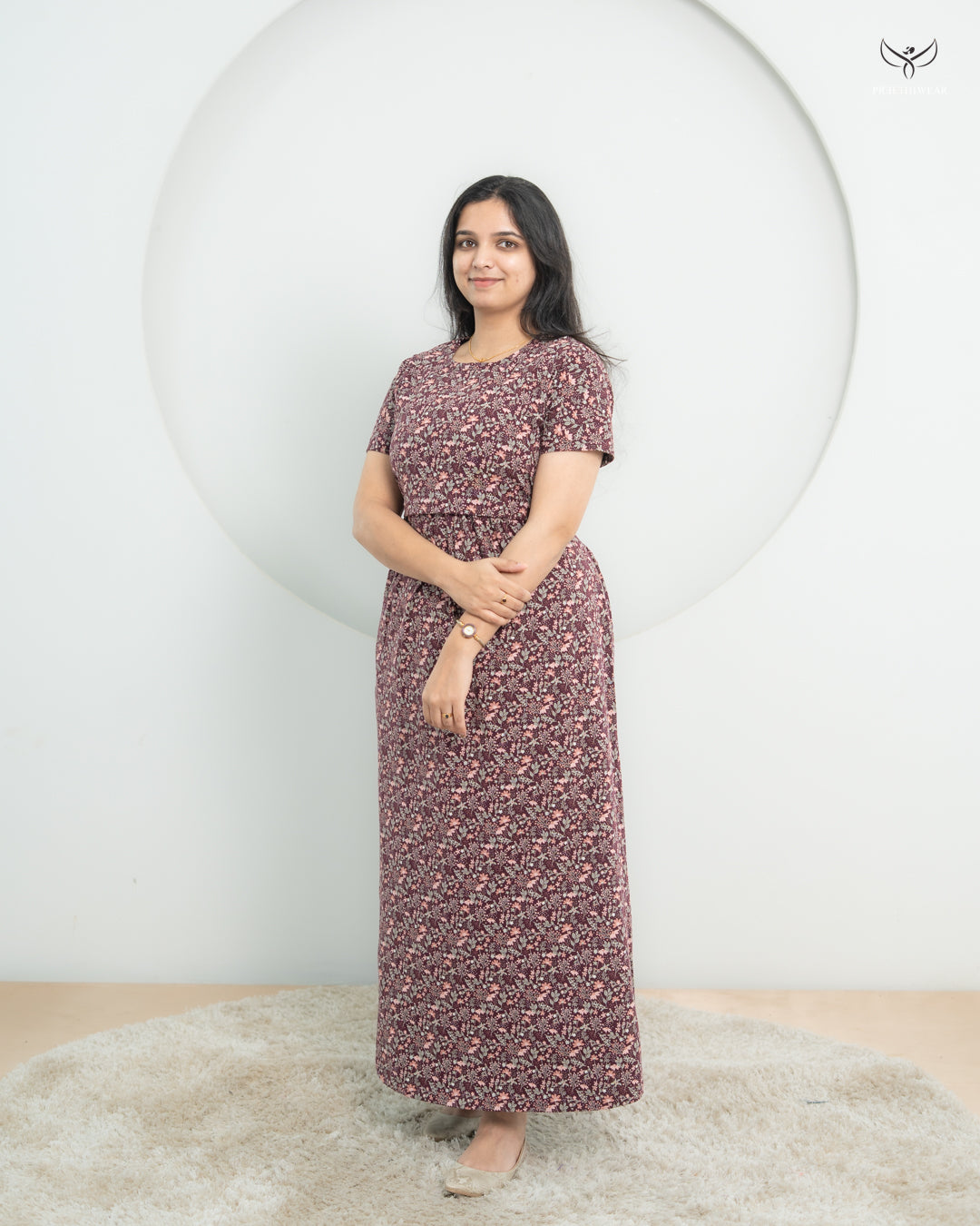 Levina1 SoftCotton Full Length Maternity Loungewear