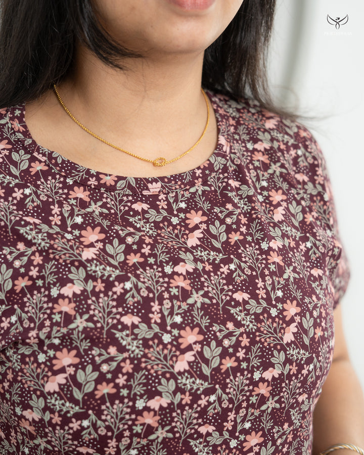 Levina1 SoftCotton Full Length Maternity Loungewear