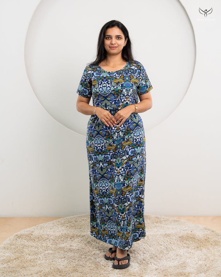 Sagar SoftCotton Full Length Maternity Loungewear