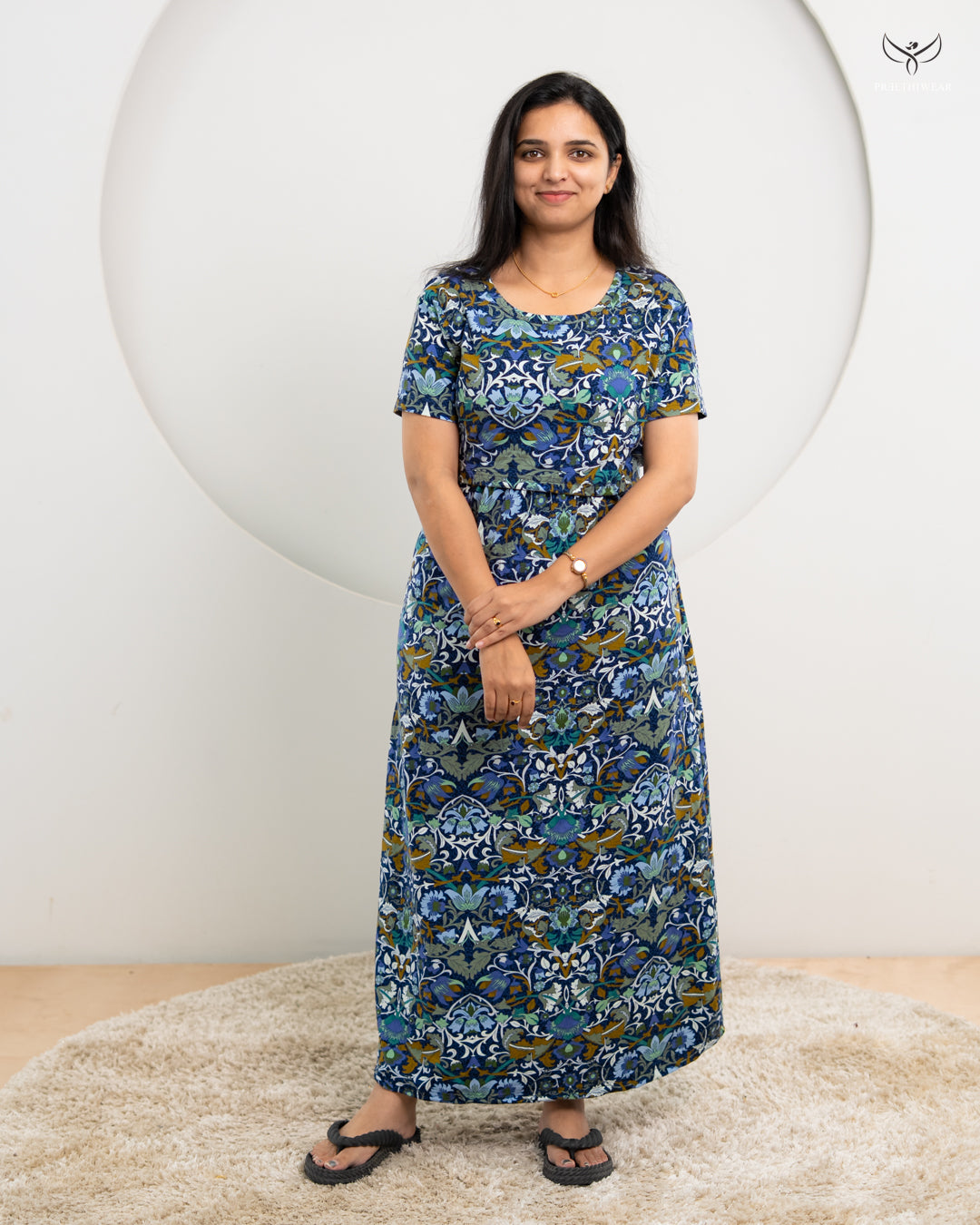 Sagar SoftCotton Full Length Maternity Loungewear