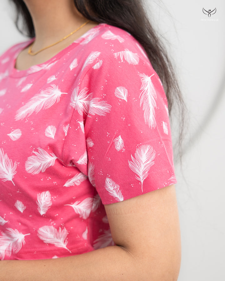 Akhila2  SoftCotton Full Length Maternity Loungewear