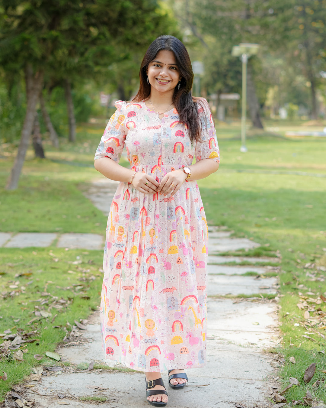 Serena Maternity Dress with center Zip(PREORDER-JUNE20)