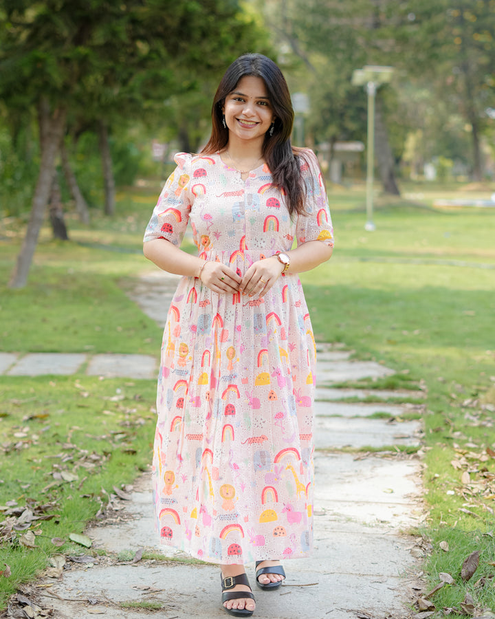 Serena Maternity Dress with center Zip(PREORDER-JUNE20)