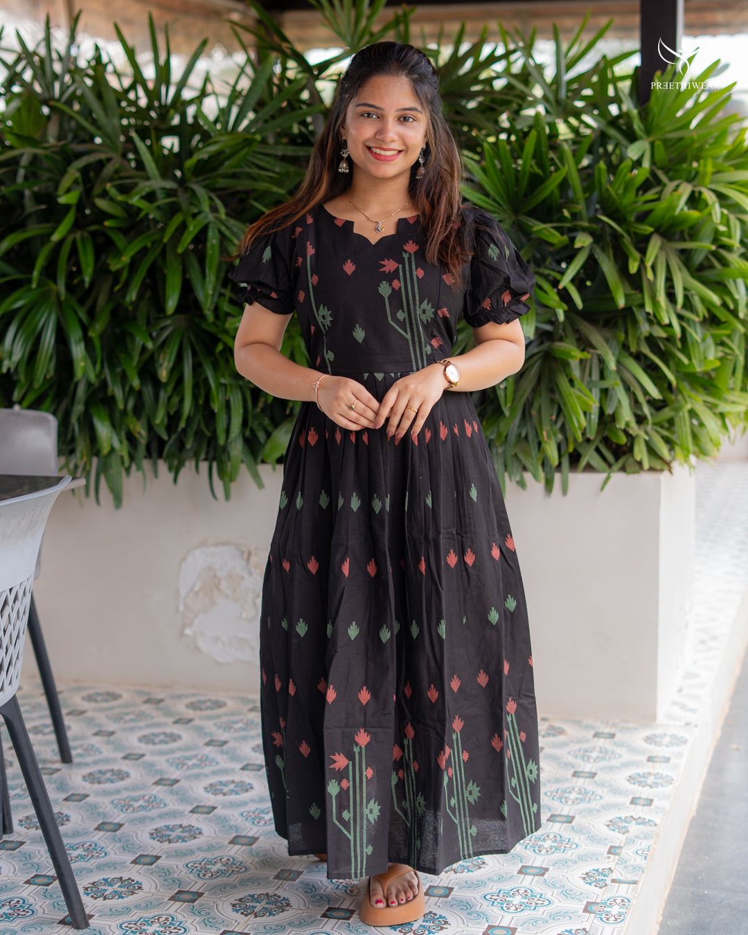 Nisha4 Maternity Dress