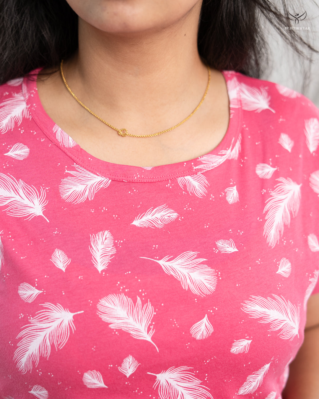 Akhila2  SoftCotton Full Length Maternity Loungewear