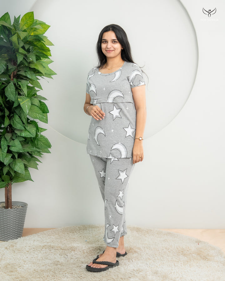Hansa SoftCotton Maternity Top Pant Set