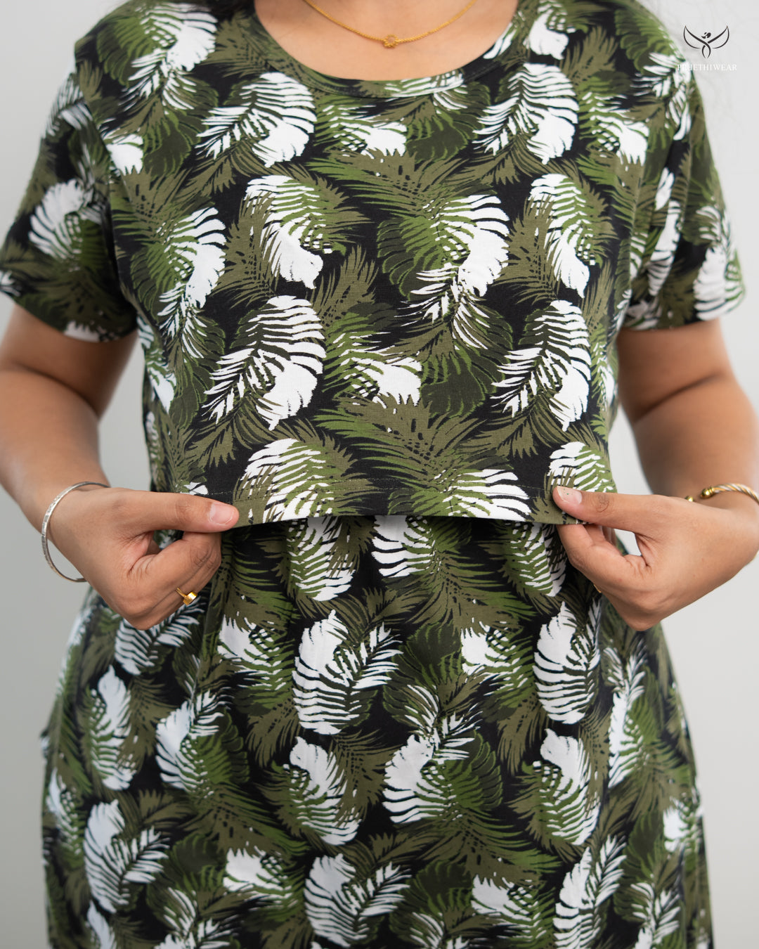 Meha SoftCotton Full Length Maternity Loungewear