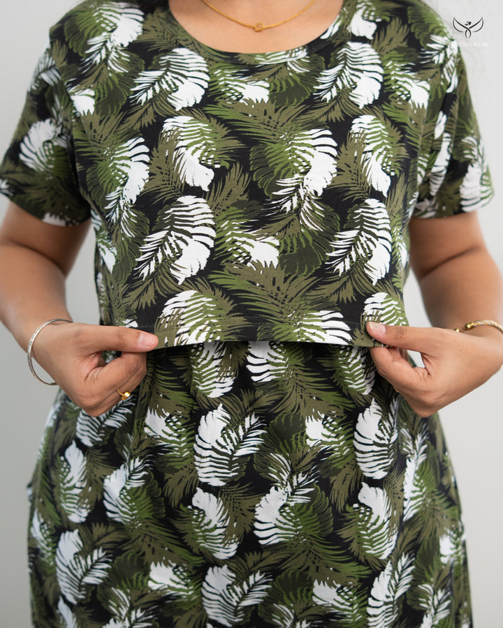 Meha SoftCotton Full Length Maternity Loungewear