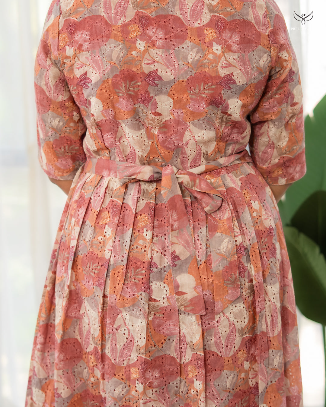 Aruna1  Maternity Dress with center Zip