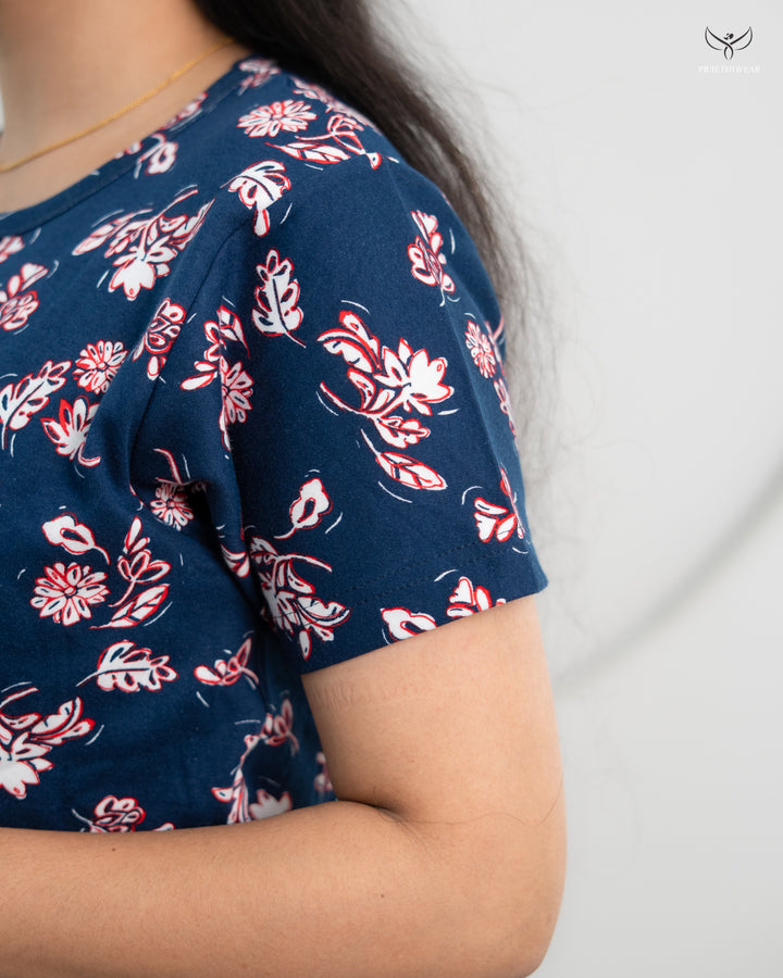 Thulasi  SoftCotton Full Length Maternity Loungewear