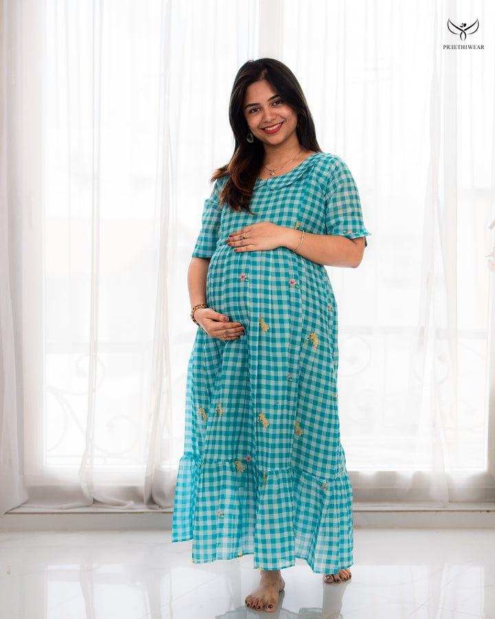 Nivetha4  Maternity Dress(PREORDER-AUG27)