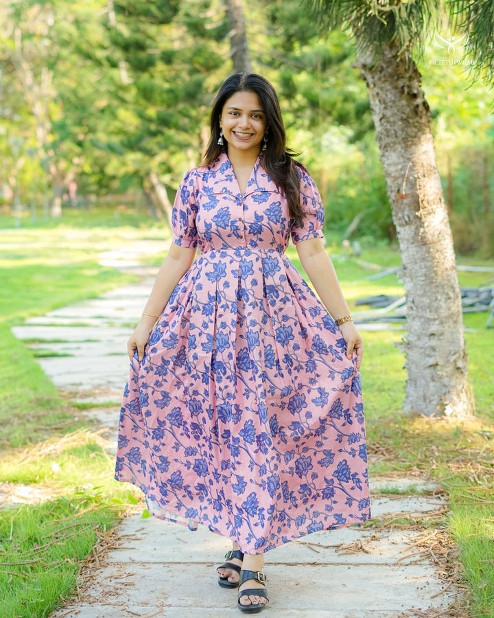 Namira Maternity Dress with center Button