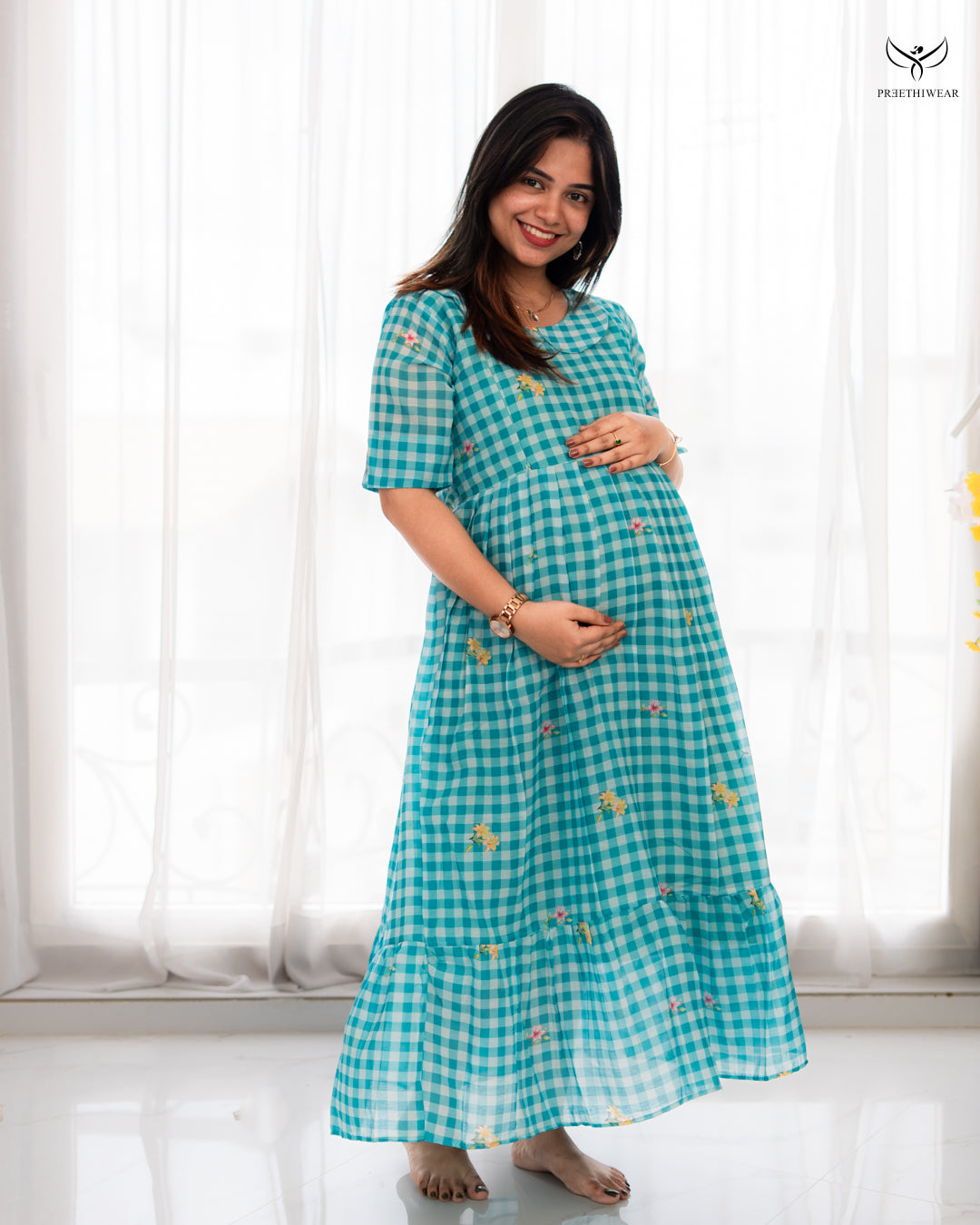 Nivetha4  Maternity Dress(PREORDER-AUG27)