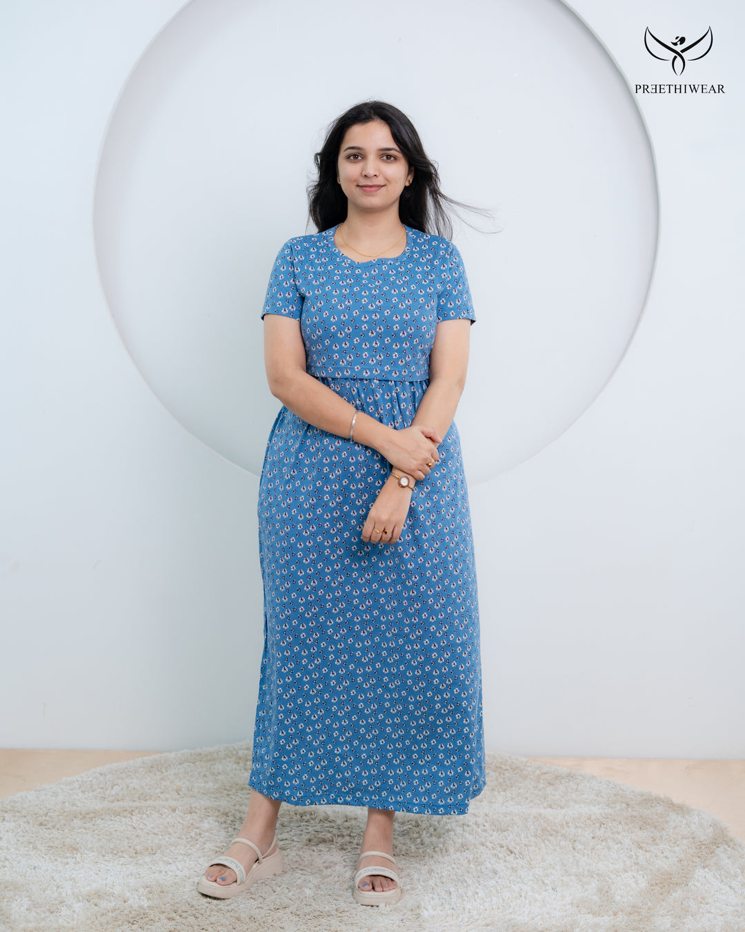 Dhatri Soft Cotton Full Length Maternity Loungewear