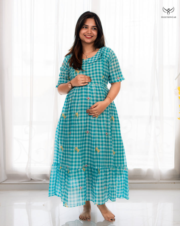 Nivetha4  Maternity Dress(PREORDER-AUG27)