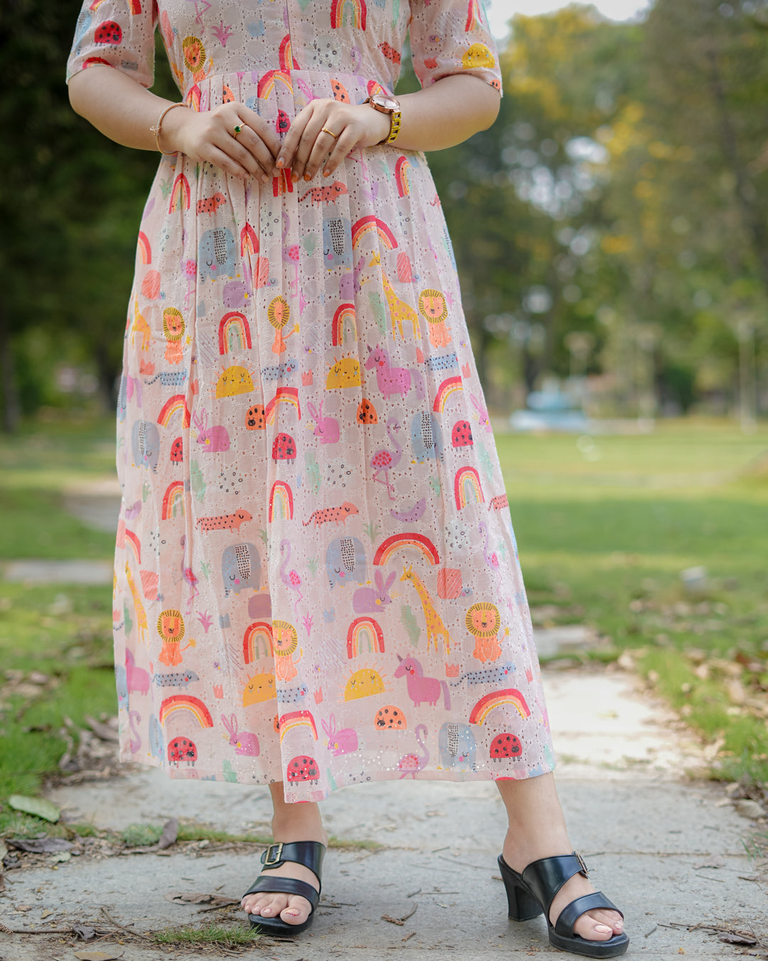 Serena Maternity Dress with center Zip(PREORDER-JUNE20)