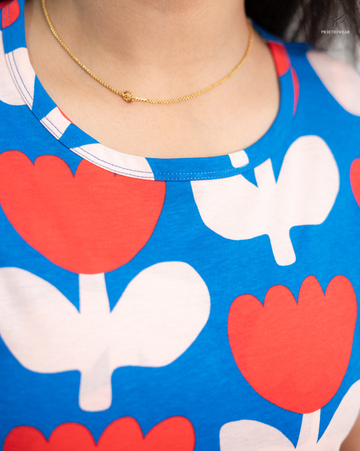 Geetha2  SoftCotton Full Length Maternity Loungewear