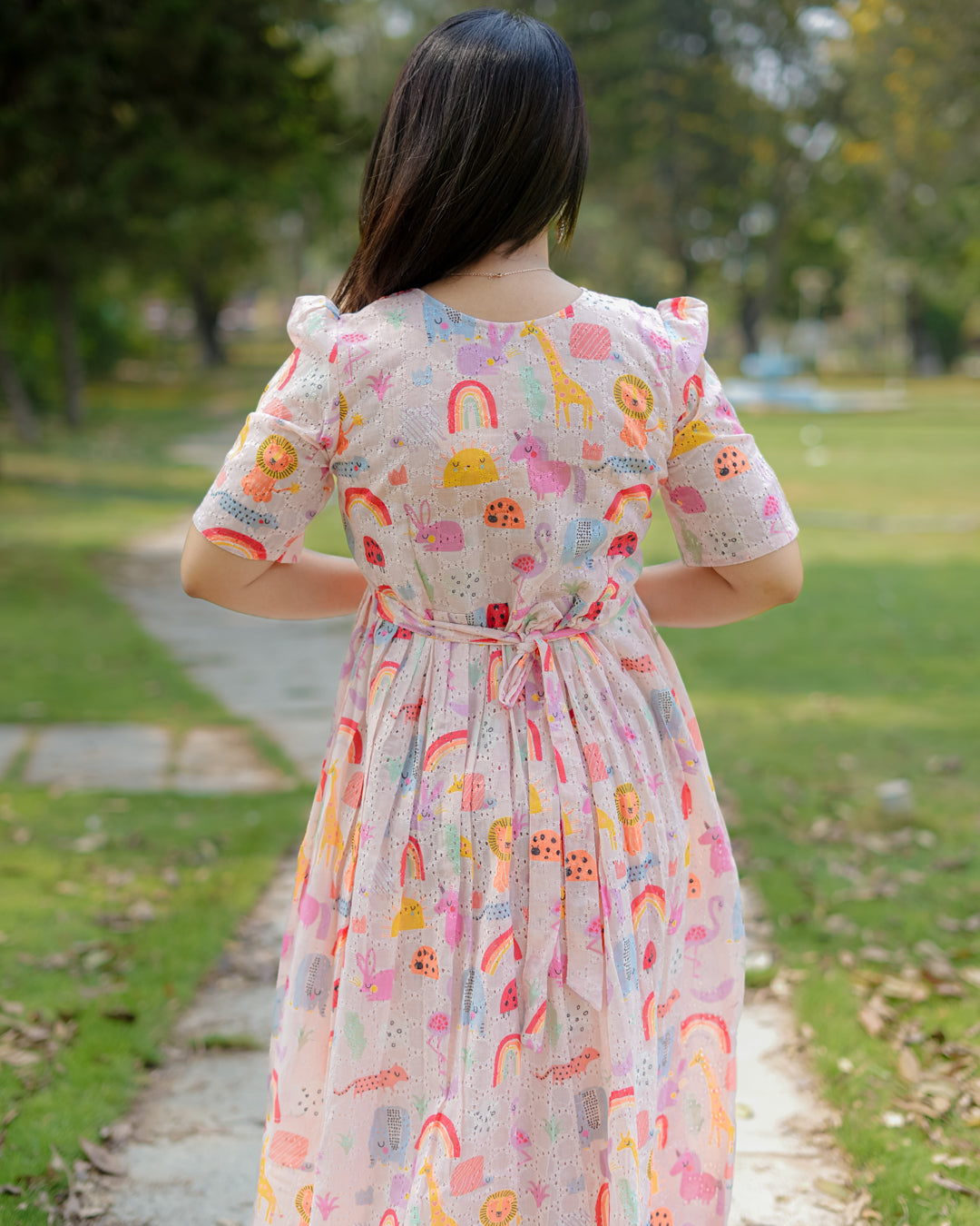 Serena Maternity Dress with center Zip(PREORDER-JUNE20)