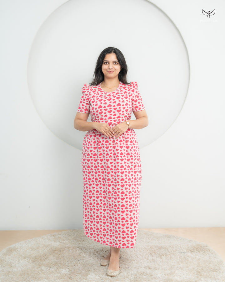 Ashly1  SoftCotton Full Length Maternity Loungewear