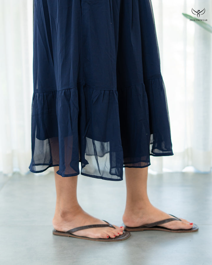 Nistara Maternity Dress with center Zip