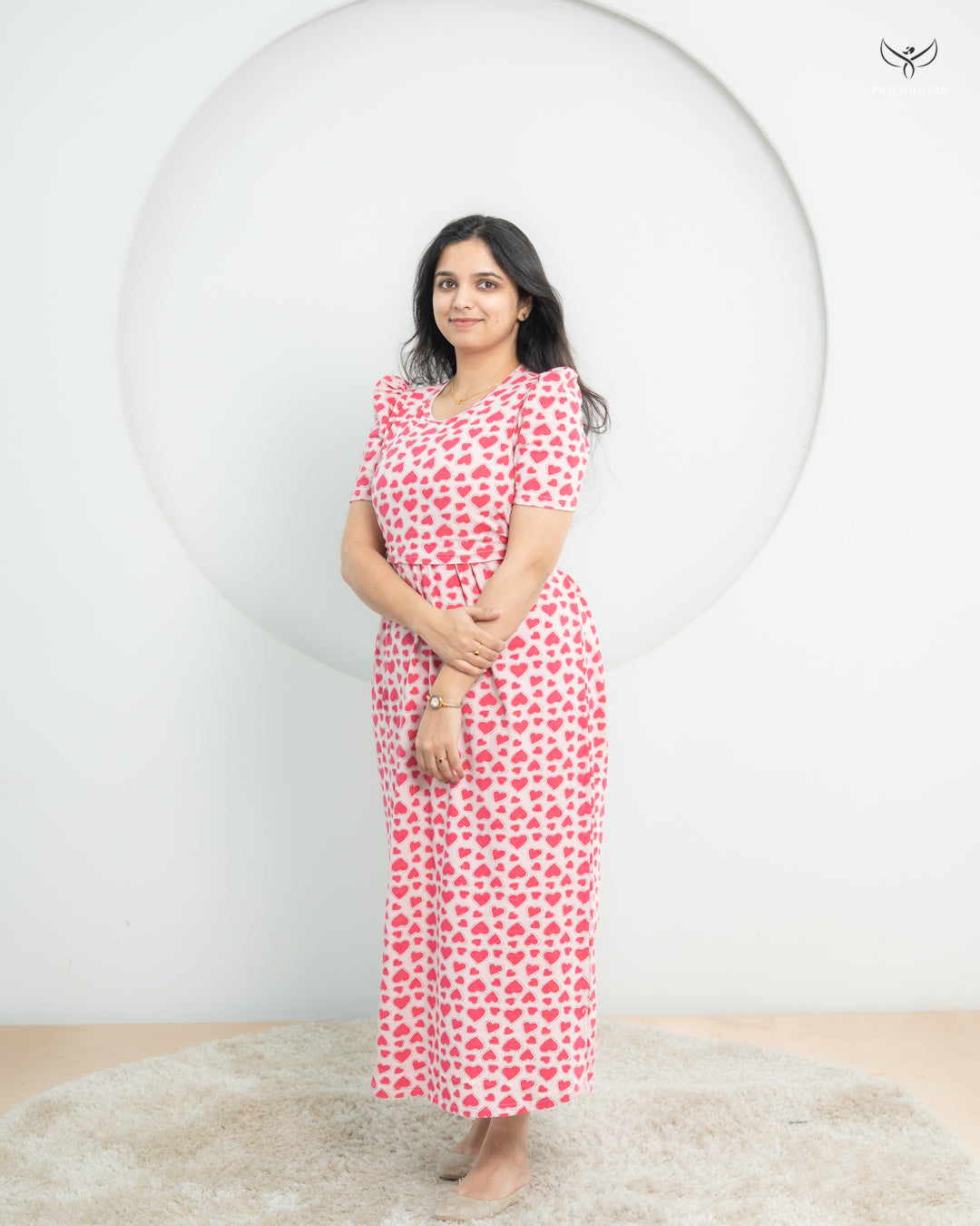 Ashly1  SoftCotton Full Length Maternity Loungewear