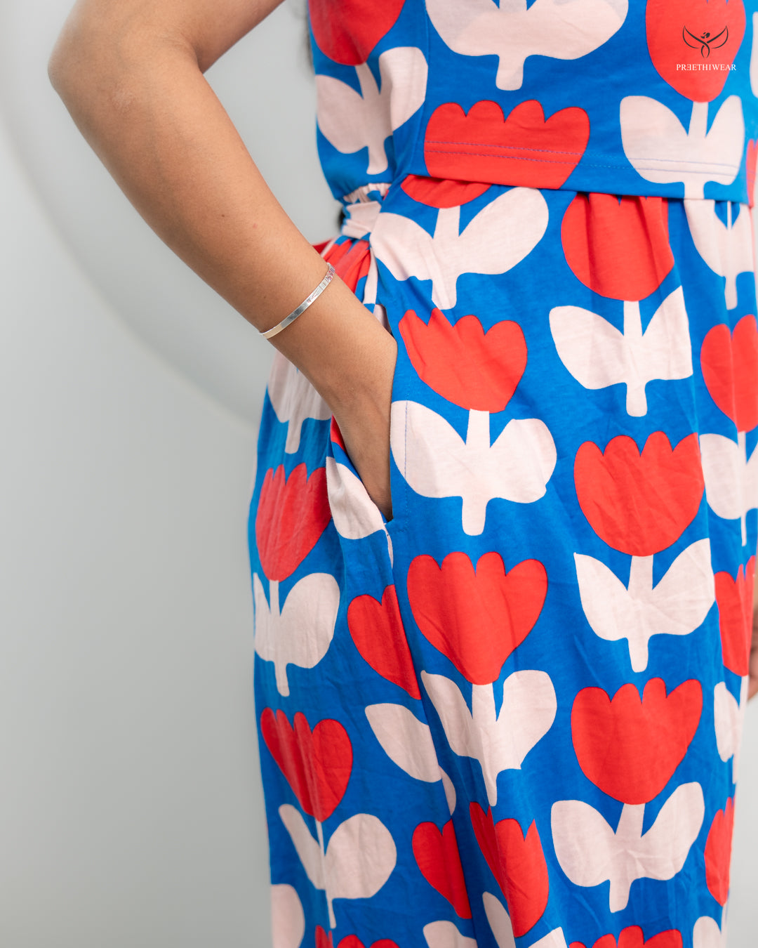 Geetha2  SoftCotton Full Length Maternity Loungewear