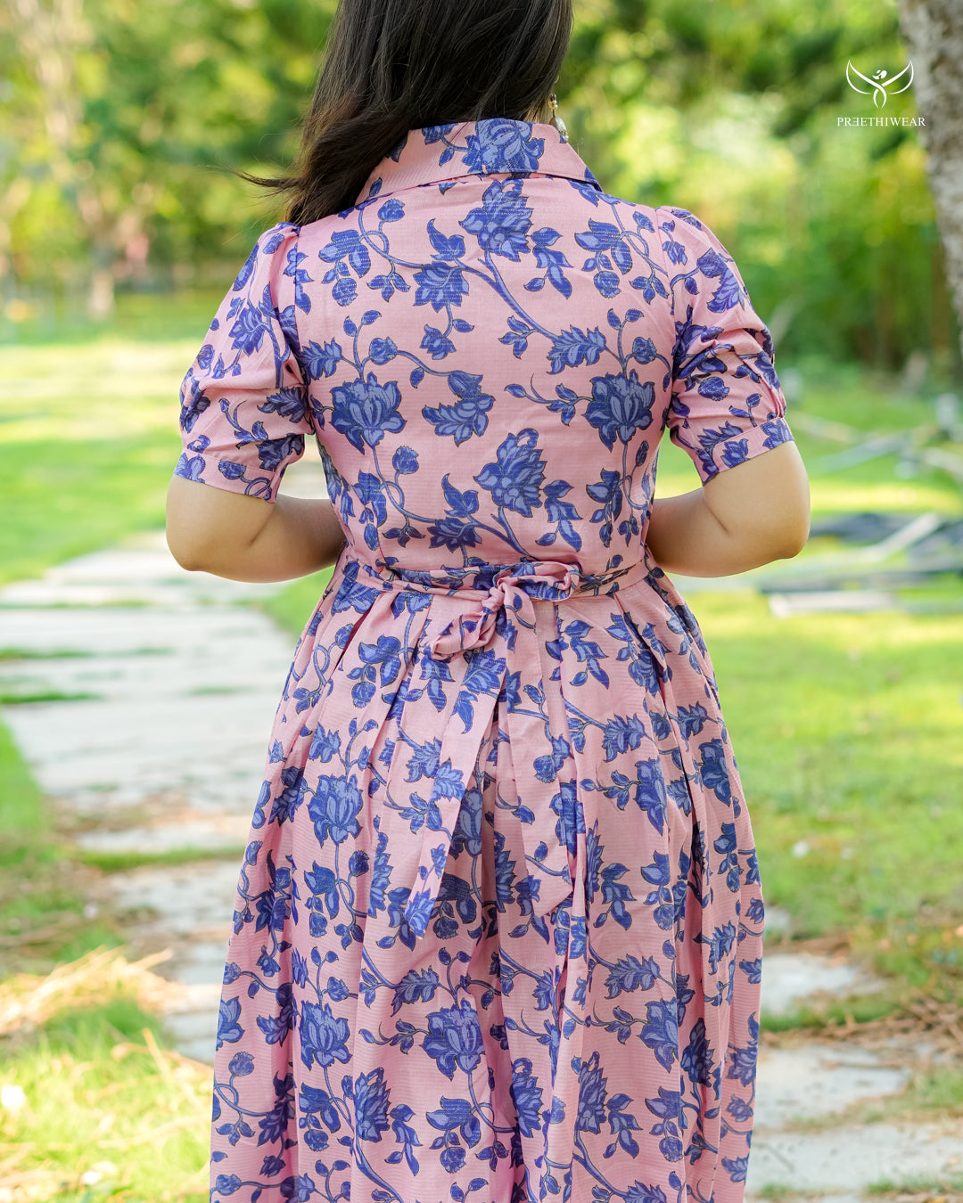 Namira Maternity Dress with center Button