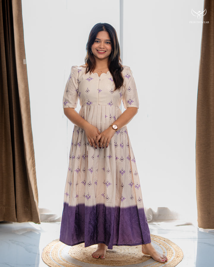 Dhanya Maternity Dress with center Zip