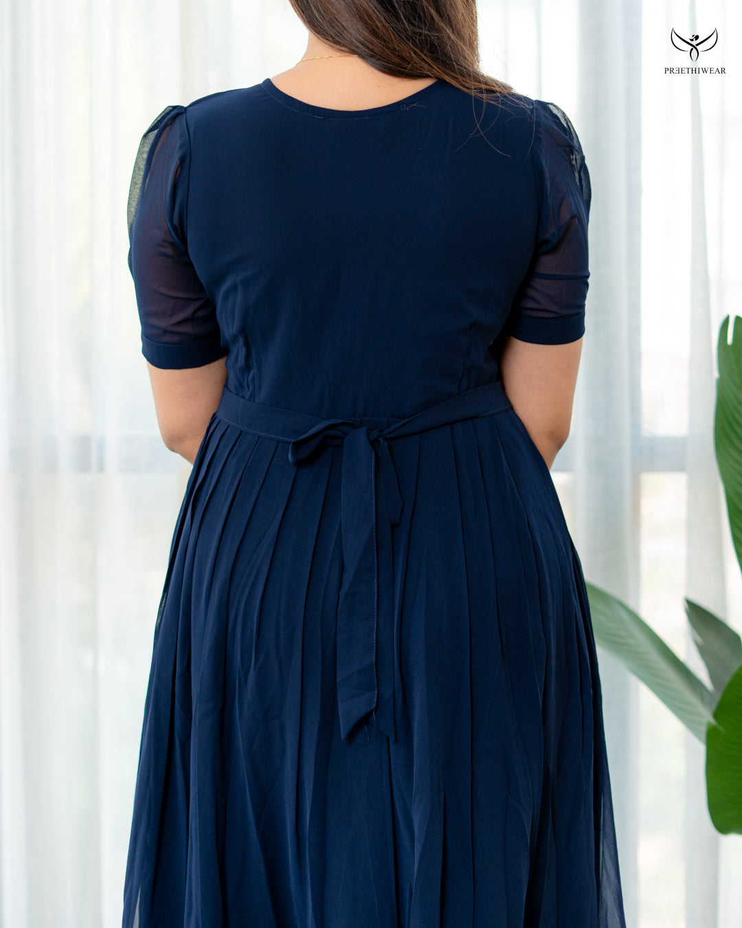 Nistara Maternity Dress with center Zip