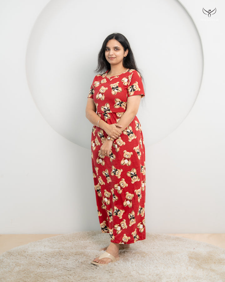 Asma  SoftCotton Full Length Maternity Loungewear