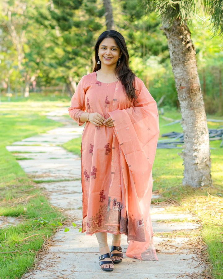 Dhaarani Maternity Dress with center Zip