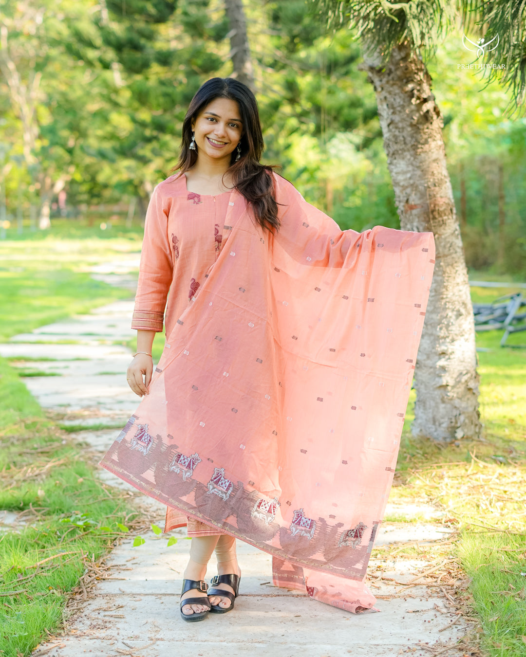 Dhaarani Maternity Dress with center Zip