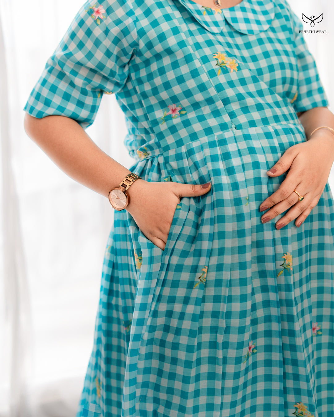 Nivetha4  Maternity Dress(PREORDER-AUG27)