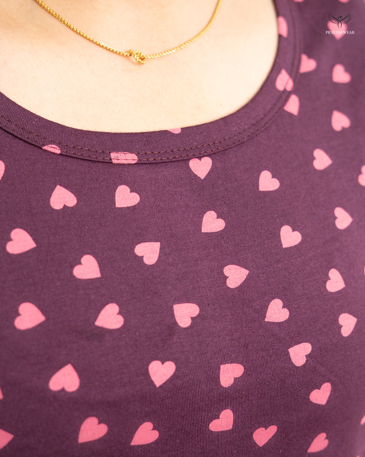 Sasmiha  SoftCotton Maternity Top Pant Set