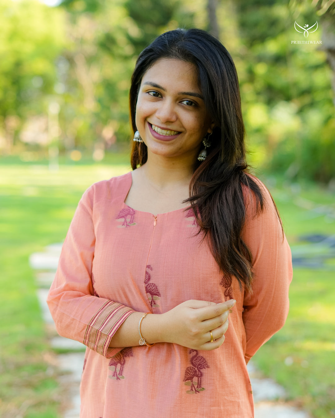 Dhaarani Maternity Dress with center Zip