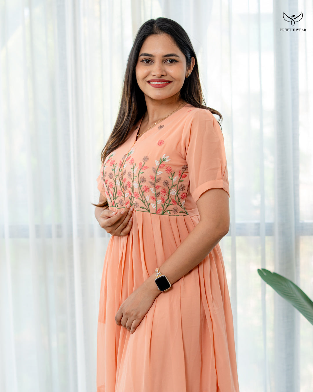 Zivya Maternity Dress with center Zip